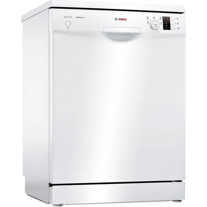 Bosch SMS25AW05E Fritstående Opvaskemaskine, Hvid, 48 dB