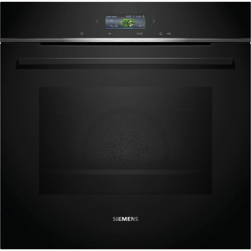 Siemens iQ700 HB734G1B1 71L Sort rustfrit stål A+