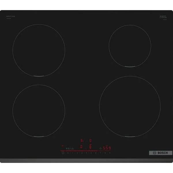 Bosch Serie 6 PIE631HB1E 60 cm Induktionskogeplade Sort