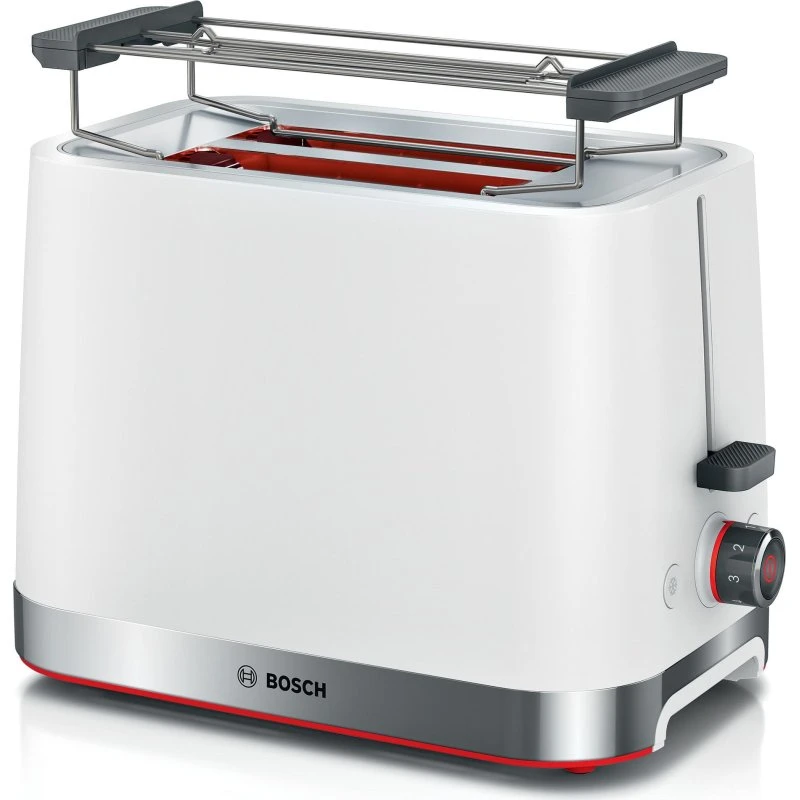 Bosch TAT4M221 Brødrister 2 skiver 950W Hvid/Rustfrit Stål