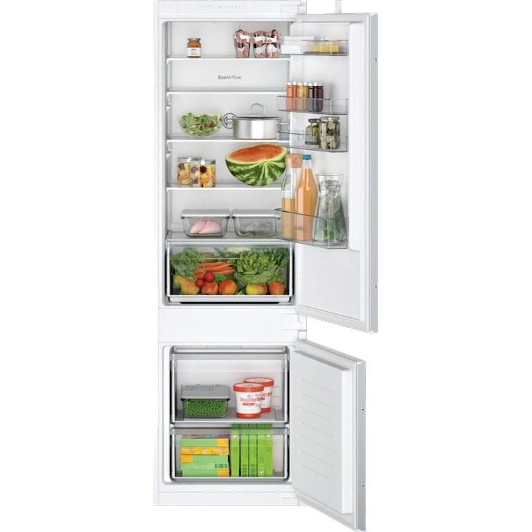 Bosch Serie 2 KIV87NSE0 Integreret Kølefryseskab 270 l, Hvid