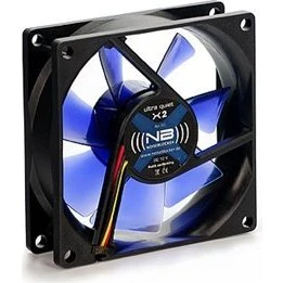 Noiseblocker BlackSilentFan X2 80 mm Sort