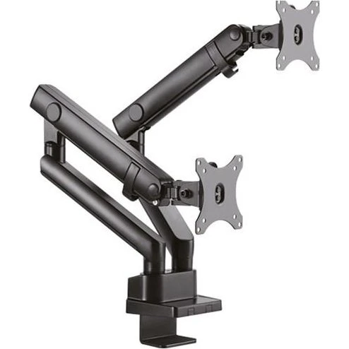 RaidSonic ICY BOX IB-MS314-T 2-skærmsskærmholder, sort, op til 32"