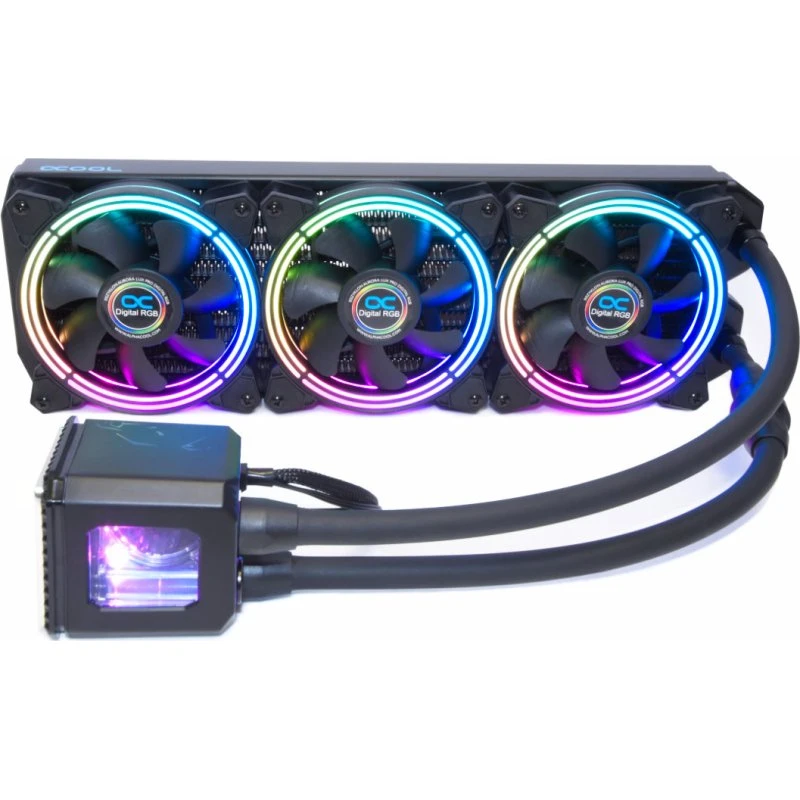 Alphacool Aurora 360mm RGB CPU-væskekøler, Sort