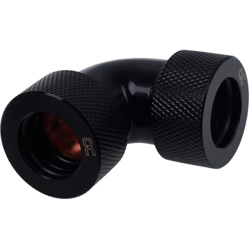 Alphacool HT Vinklet Fitting 16mm Sort