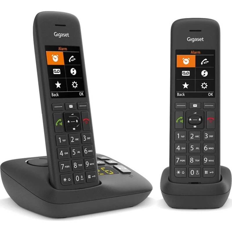 Gigaset C575A Duo Trådløs Telefon med Svarer, Sort