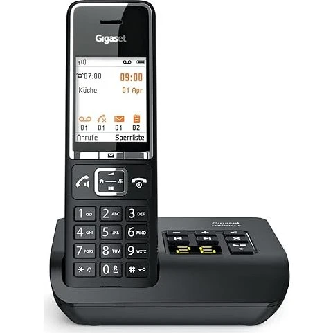 Gigaset Comfort 550A med Svarer, Sort/Chrom