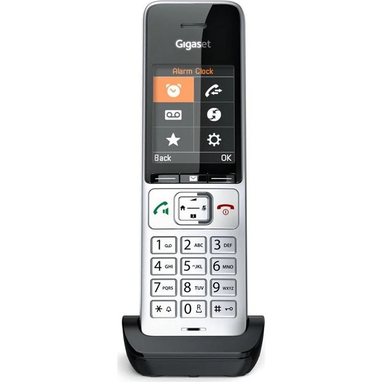Gigaset COMFORT 500HX DECT Telefon, Sort/Sølv