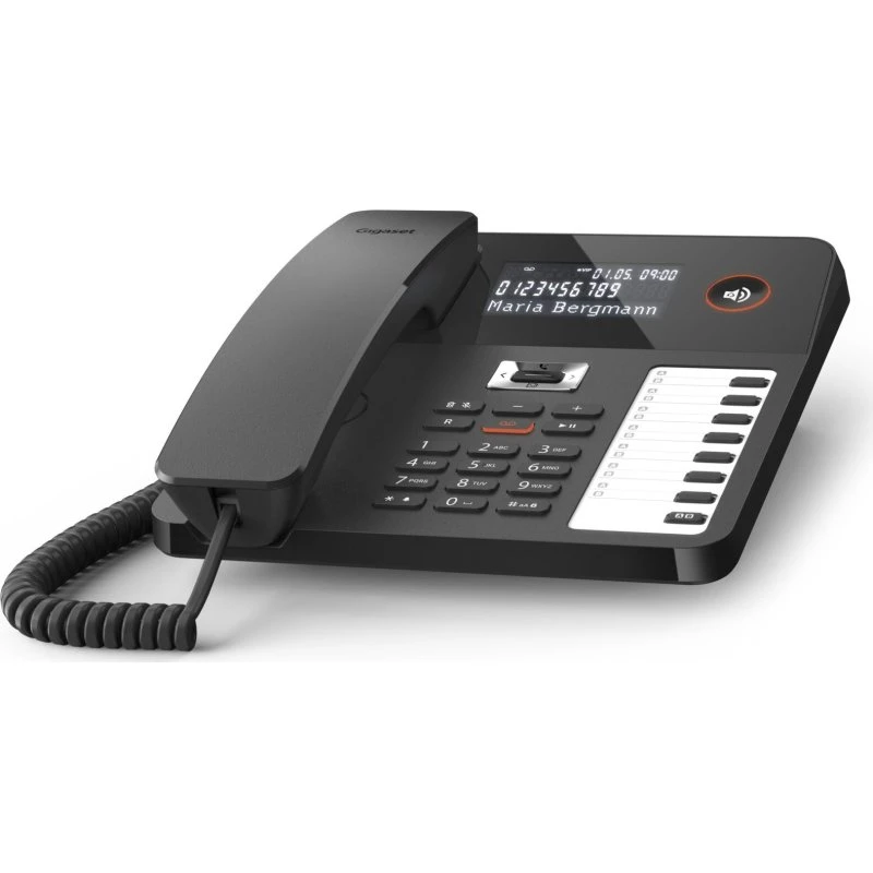 Gigaset Desk 800A Fastnettelefon med Svarer, Sort