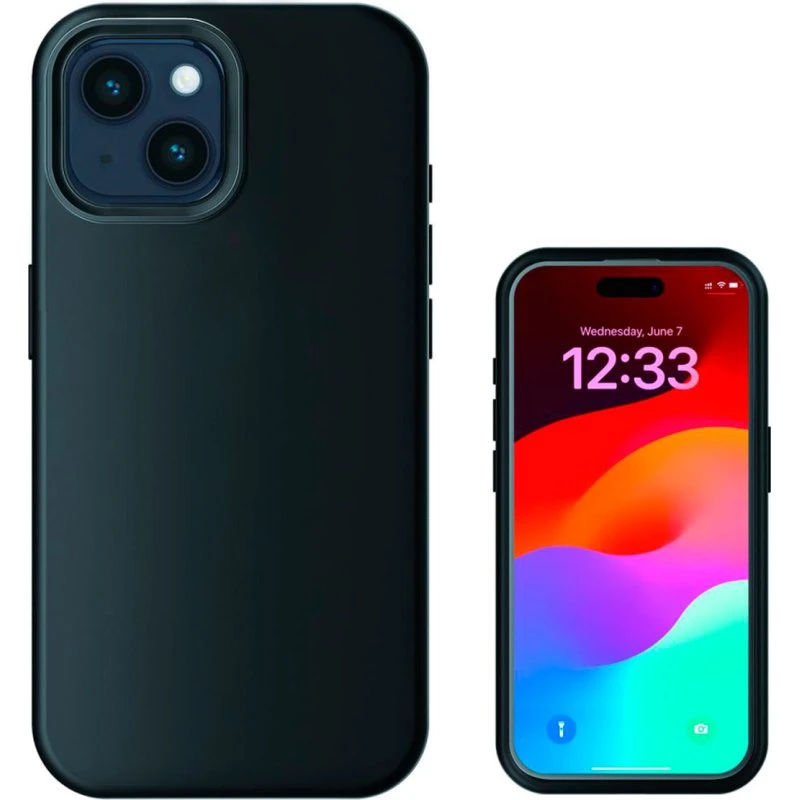 4smarts 540579 iPhone 15 Beskyttelsescover Sort