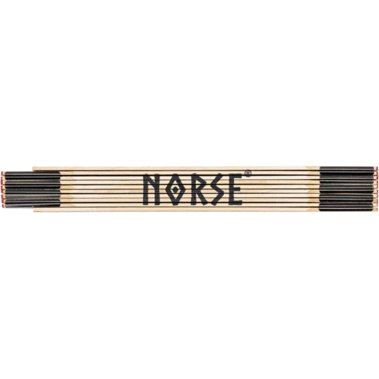 NORSE Tommestok 2 m foldbar med cm/inch