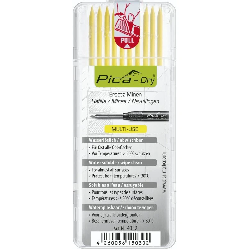 Pica Marker Dry Refills, Gul