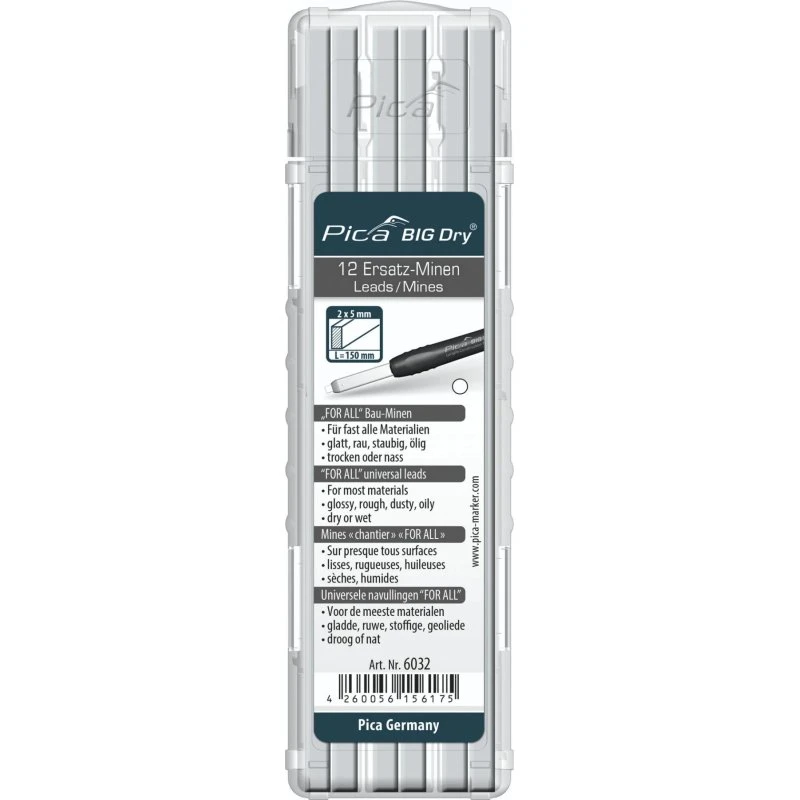 Pica Marker BIG Dry Navulling - Hvid