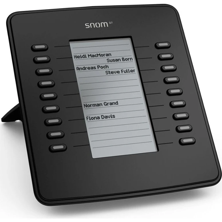 Snom D7 Udvidelsesmodul 18 taster Sort