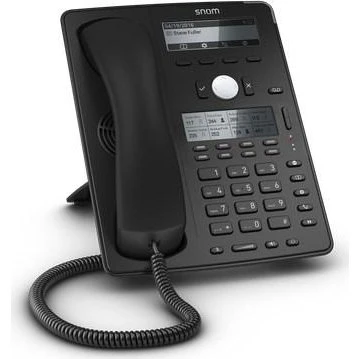 Snom D745 VoIP-telefon, sort, 12 linier, PoE