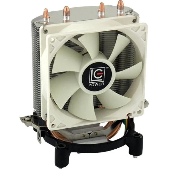 LC Power Cosmo Cool LC-CC-95 90 mm CPU-køler, sølv/hvid