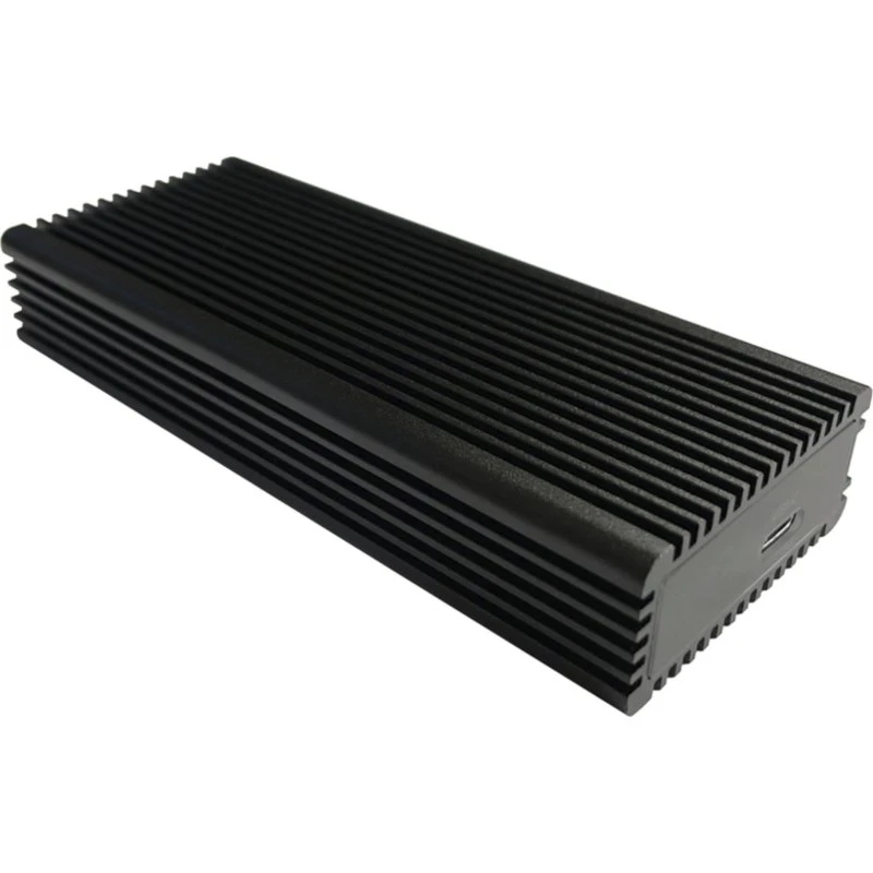 LC Power LC-M2-C-MULTI-RGB M.2 SSD-kabinet, sort, USB 3.2 Gen 2