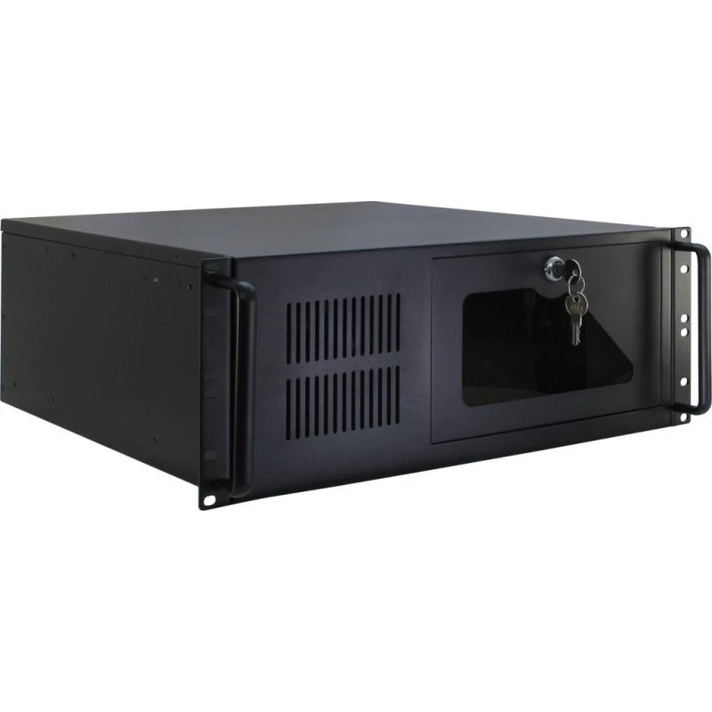 Inter-Tech IPC 4U-4088-S 4U Rackkabinet, Sort