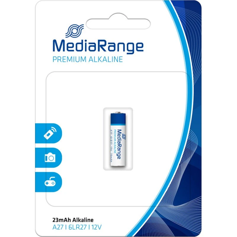 MediaRange Premium A27 Alkalisk Batteri 23mAh