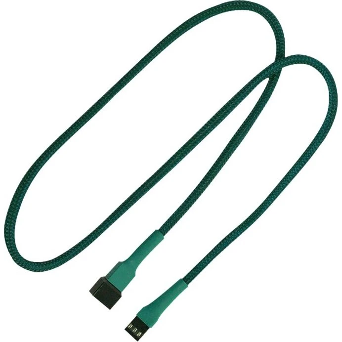 Nanoxia Forlængerkabel 3-pin 60 cm Grøn