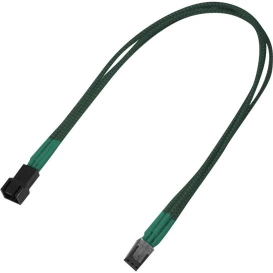 Nanoxia Forlængerkabel 3-PIN 30 cm Grøn
