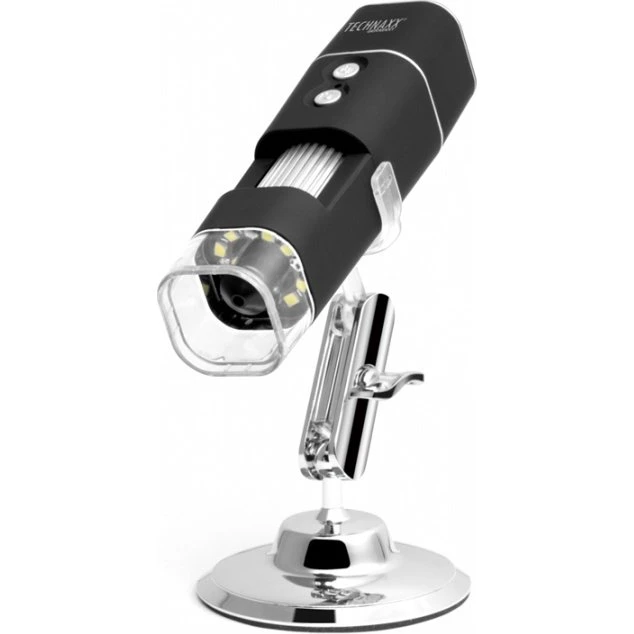 Technaxx TX-158 WiFi FullHD Mikroskop, sort, 1000x