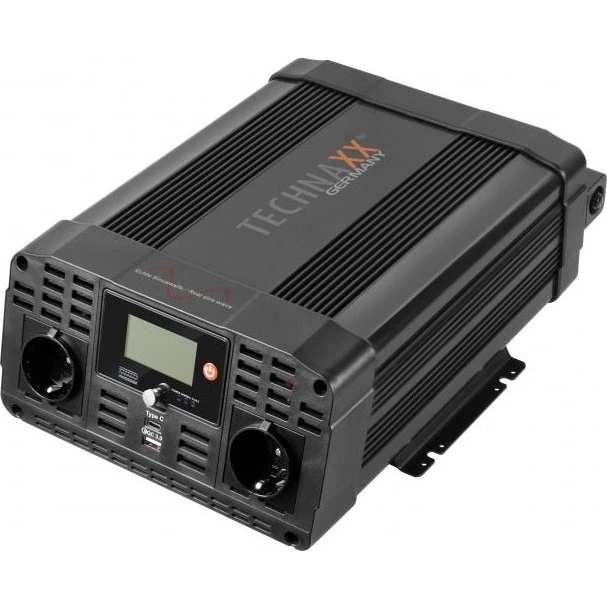 Technaxx TE23 3000W Inverter 12V-230V Sort