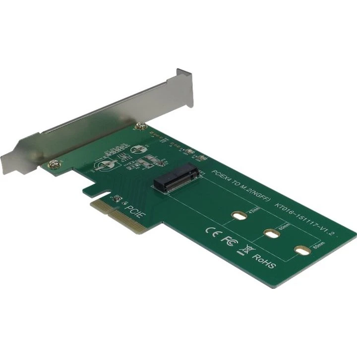 Inter-Tech KT016 M.2 PCIe x4 Interfaceadapter, lavprofil