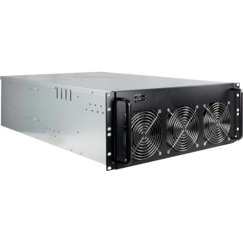 Inter-Tech 4W2 4U Mining Rack ATX Sort