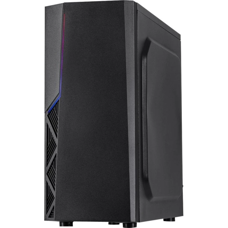 Inter-Tech B-02 Tower ATX Sort med akryl-sidepanel