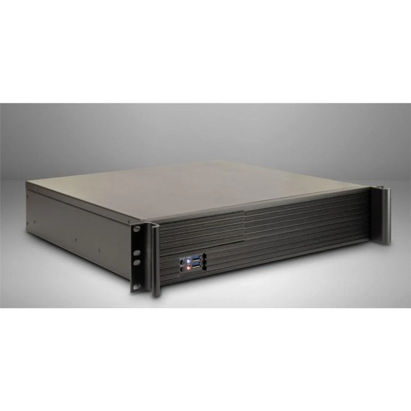 Inter-Tech IPC 2U-K240L 2U Serverkabinet, Sort, 19" Rack