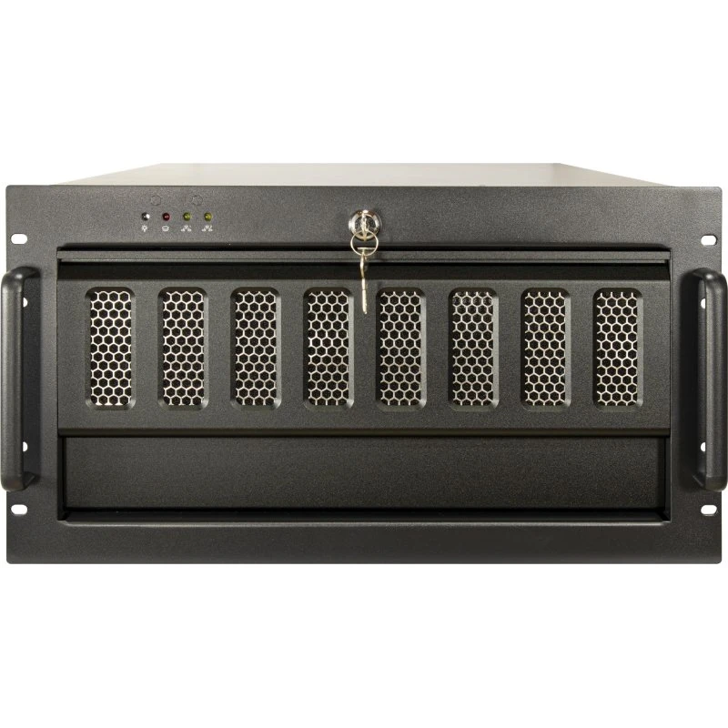 Inter-Tech IPC 6U-6606 Rackkabinet, Udvidet ATX, Sort