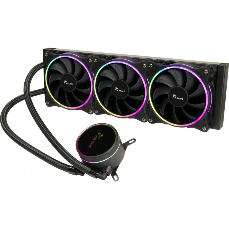 Inter-Tech LC-360 RGB 360mm CPU Vandkøler, Sort