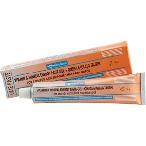 Diafarm Energy Paste gel til katte 50 g – Omega-6 & taurin