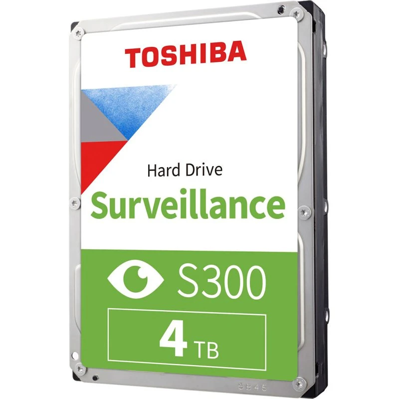 Toshiba S300 4TB Surveillance Harddisk 3,5" SATA-600