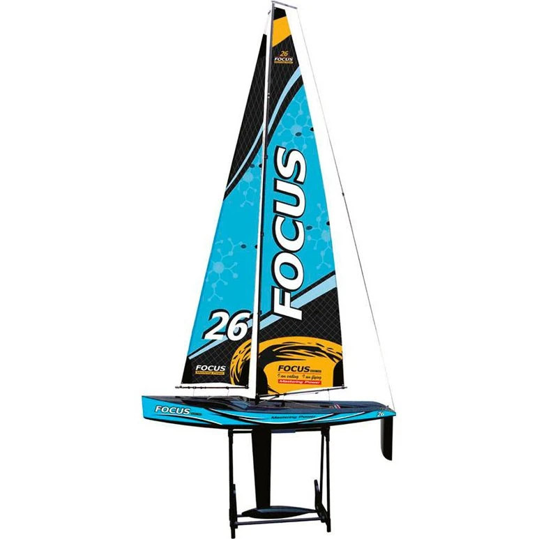 Amewi Focus III Racing Sailing Yacht 100 cm 2.4GHz RTR Blå