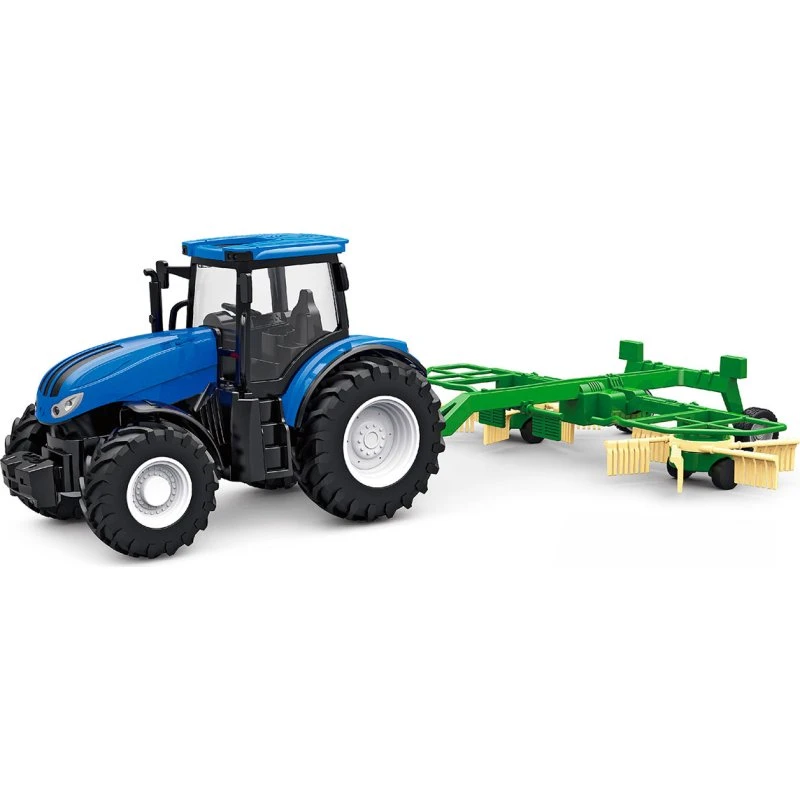 Amewi RC Traktor 1:24 med Rotativ Rive, Blå