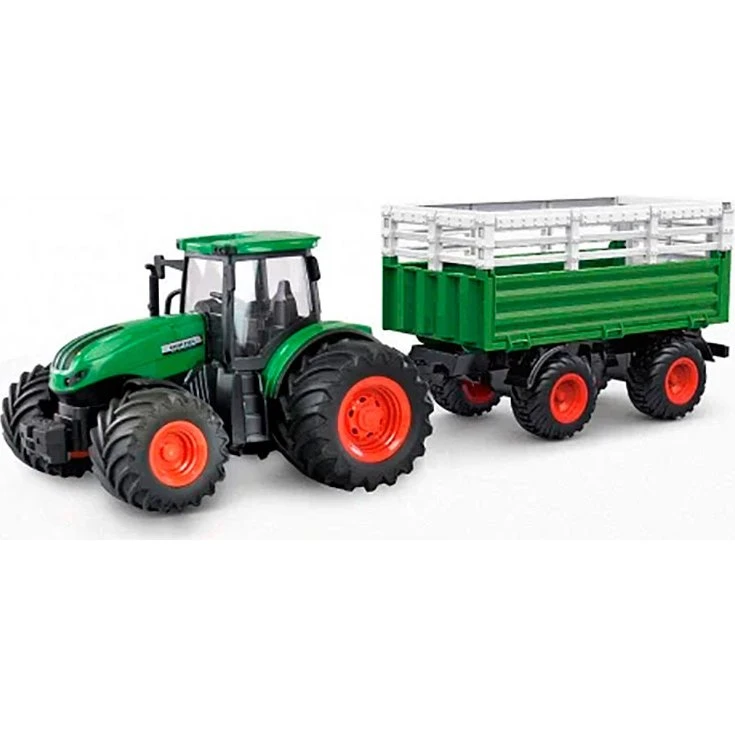 Amewi 22636 RC Traktor 1:24 med Trailer, Grøn