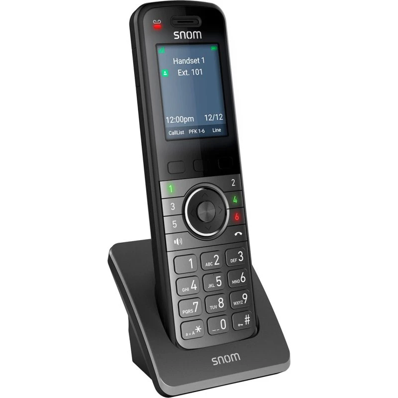 Snom M55 Trådløst Håndsæt, Sort, med Bluetooth og DECT