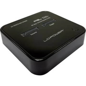 LC Power LC-DOCK-M2-NVME M.2 NVMe USB-C Dockingstation, sort
