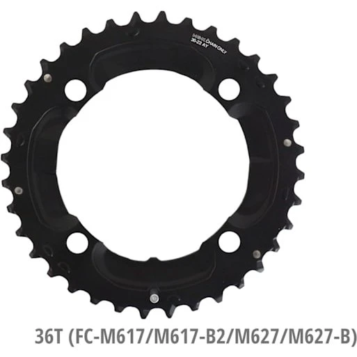 Shimano SLX Deore 36T Kædeklinge Sort