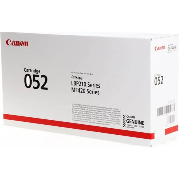Canon Toner 052 Sort, 3.100 sider, Original