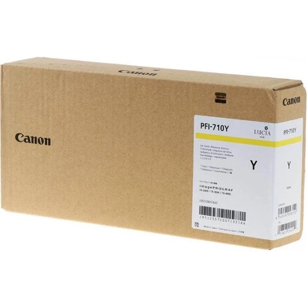 Canon PFI-710 Y Gul Blæk 700 ml