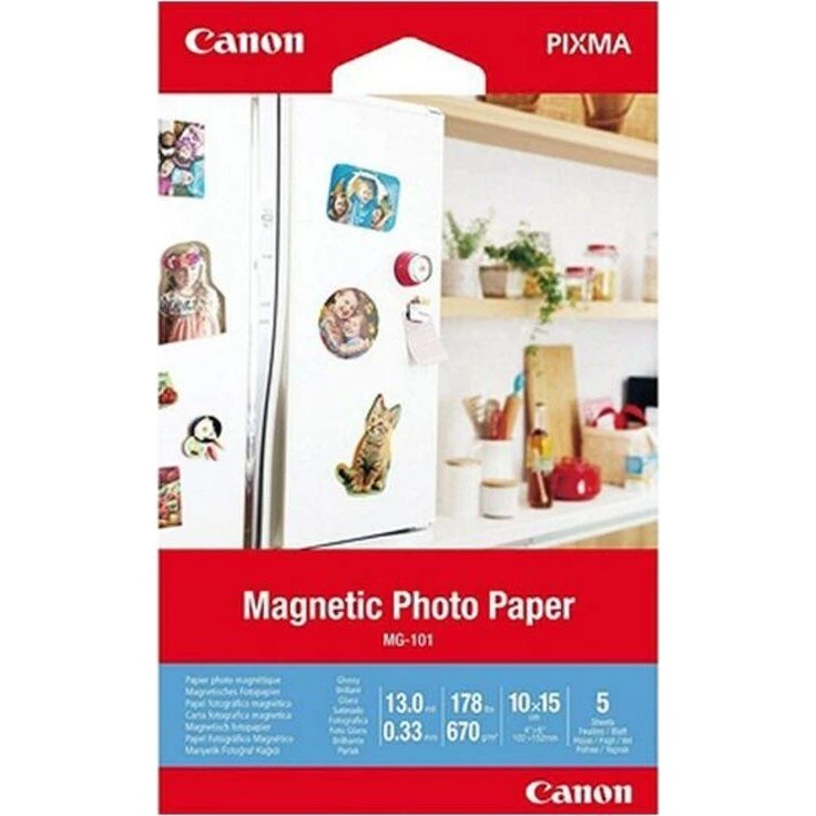 Canon MG-101 Magnetisk Glansfotopapir A4 10 ark