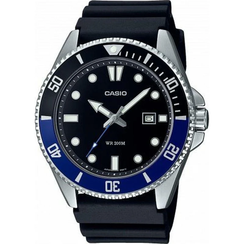 Casio MDV-107-1A2VEF Sort Armbåndsur 45mm