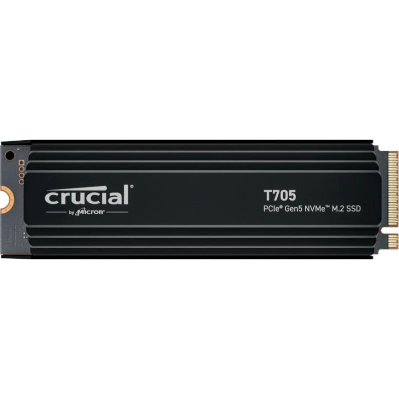Crucial T705 1 TB M.2 NVMe SSD PCIe 5.0 med kølelegeme