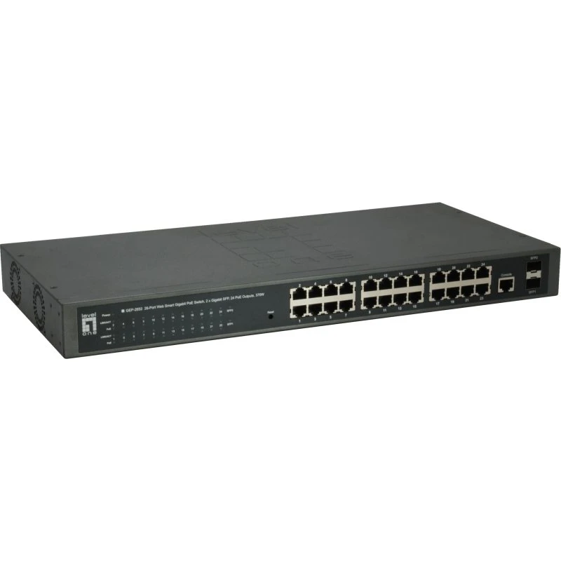 LevelOne GEP-2652 24-port Gigabit PoE+ Switch
