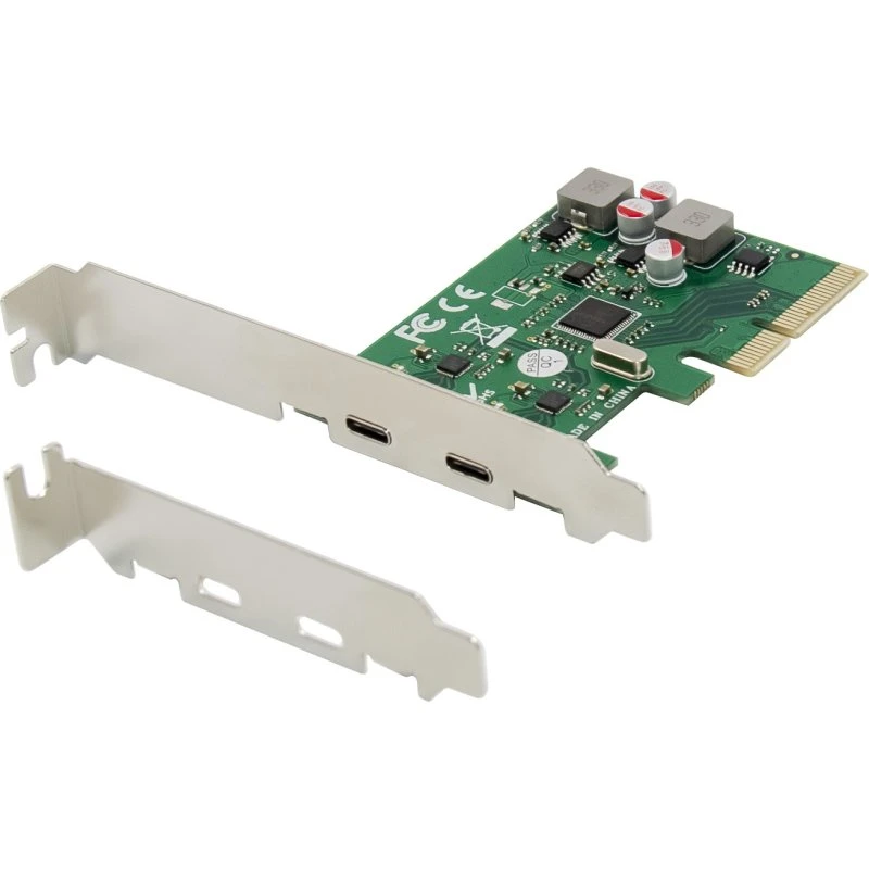 Conceptronic EMRICK08G USB-C 3.2 Gen 2x2 PCIe 3.0 x4, grøn