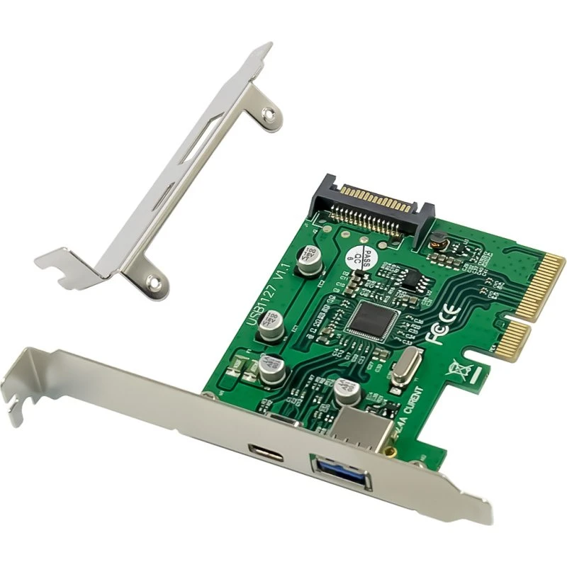 Conceptronic EMRICK09G USB-C & USB 3.2 Gen 2 PCIe 3.0 x4 adapter, grøn