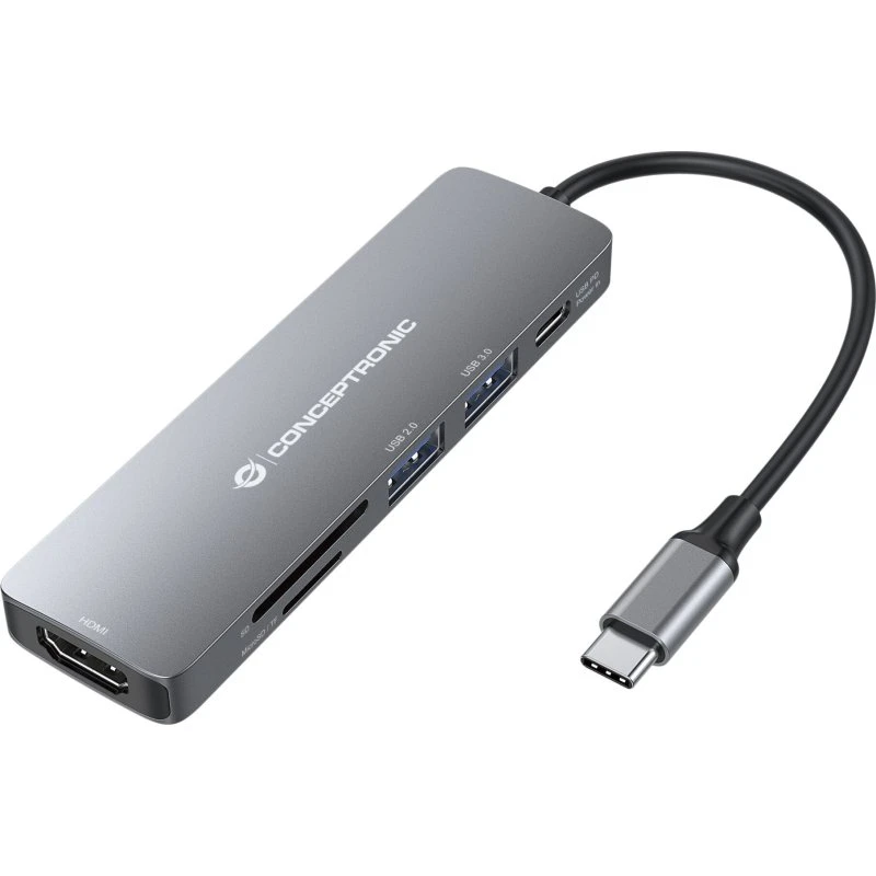 Conceptronic DONN11G USB-C Dockingstation med HDMI og 100W USB PD